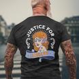 Justice For Gingers Redhead Pride Men's T-shirt Back Print Gifts for Old Men