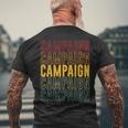 Kampagne Pride Kampagne T-Shirt mit Rückendruck Geschenke für alte Männer