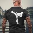 Karate Karateka T-Shirt mit Rückendruck Geschenke für alte Männer