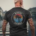 Kauai Hawaii Hi Vintage Graphic Retro 70S Men's T-shirt Back Print Gifts for Old Men