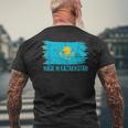 Kazakhstan Flag T-Shirt mit Rückendruck Geschenke für alte Männer