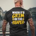 Kc Grim Reaper Of Kansas City Grim Reaper Red Kc Fanshop Kc Men's T-shirt Back Print Gifts for Old Men