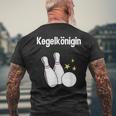 Keglerin Keglerin Kegel Club T-Shirt mit Rückendruck Geschenke für alte Männer