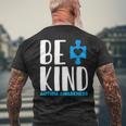 Be Kind Autism Awareness Men's T-shirt Back Print Gifts for Old Men