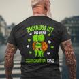 Kinder-Kurzärmliges Herren-T-Kurzärmliges Herren-T-Shirt Zuhause Ist Wo Meine Schildkröten Sind mit Turtle-Design Geschenke für alte Männer