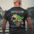 Kindergarten Graduation Class 2024 Graduate Dinosaur Boys Men's T-shirt Back Print Gifts for Old Men