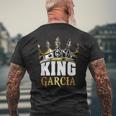King Garcia Garcia Name Men's T-shirt Back Print Gifts for Old Men
