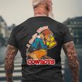 I Only Kiss Cowboys Vintage Western Cowgirl Men's T-shirt Back Print Gifts for Old Men
