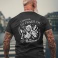 I Know The Owner Too Tattoo Skeleton Skull Men's T-shirt Back Print Gifts for Old Men