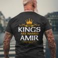 Könige Heißen Amir T-Shirt mit Rückendruck Geschenke für alte Männer