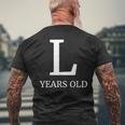 L Years Old Latin 50Th Birthday 50 Years Old Men's T-shirt Back Print Gifts for Old Men