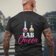 Lab Queen Lab Technician Medical Laboratory Scientist Men's T-shirt Back Print Gifts for Old Men