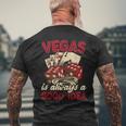 Las Vegas Ruft An Und Ich Muss Gehen Lv Nevada Casino S T-Shirt mit Rückendruck Geschenke für alte Männer