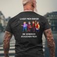 Lasst Mich Durch Seniors T-Shirt mit Rückendruck Geschenke für alte Männer
