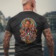 Leaders Collage Inspirational Black History African Pride Men's T-shirt Back Print Gifts for Old Men