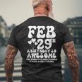 Leap Years Birthday 2024 Quote February 29Th Leap Day Men's T-shirt Back Print Gifts for Old Men