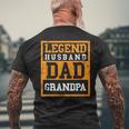 Legend Ehemann Papa Opaatertag T-Shirt mit Rückendruck Geschenke für alte Männer