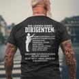 Leiden Eines Conductor Musician Choir Concert Orchestra T-Shirt mit Rückendruck Geschenke für alte Männer