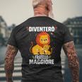 Leone Ich Bin Ein Großer Bruder Iventerò Fratello Maggiore T-Shirt mit Rückendruck Geschenke für alte Männer