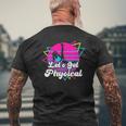 Let's Get Physical For A Fitness 80'S Lover Mens Back Print T-shirt Gifts for Old Men
