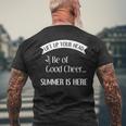 Lift Up Your Head And Be Of Good Cheer Summer Is Here Men's T-shirt Back Print Gifts for Old Men