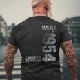 Limited Edition Mai 1954 Mann Frau 70 Geburtstag T-Shirt mit Rückendruck Geschenke für alte Männer