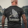 Live Laugh Blegh Bleghssed Heavy Metal Metalcore Deathcore Men's T-shirt Back Print Gifts for Old Men