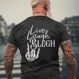 Live Laugh Blegh Heavy Metal Metalcore Deathcore Men's T-shirt Back Print Gifts for Old Men