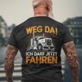 For Lorry Drivers And Drivers T-Shirt mit Rückendruck Geschenke für alte Männer