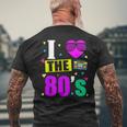 I Love 80'S 80S Retro Motto T-Shirt mit Rückendruck Geschenke für alte Männer