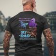 Those We Love Don't Go Away They Walk Beside Us My Dad Mens Back Print T-shirt Gifts for Old Men