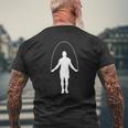 Love Jumping Rope And Skipping Nice Fitness Exercise Mens Back Print T-shirt Gifts for Old Men