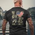 Love Our Veterans Us Military Veterans Day Mens Womens Men's T-shirt Back Print Gifts for Old Men