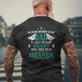 Loving Memory Of My Dad I'll Hold You In My Heart Memorial Mens Back Print T-shirt Gifts for Old Men