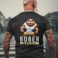 Lustige Bober Bóbr Kurwa Polnisch Kurwa Bober T-Shirt mit Rückendruck Geschenke für alte Männer