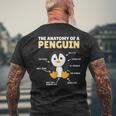 Lustige Erklärung Eines Pinguins Anatomie Eines Pinguins T-Shirt mit Rückendruck Geschenke für alte Männer