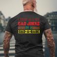 Lustige Papa-Witze In Dad-A-Base-Vintage Zumatertag Heilig T-Shirt mit Rückendruck Geschenke für alte Männer