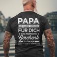 Lustiges Papa Geschenk Zumatertag Geburtstag Weihnachten T-Shirt mit Rückendruck Geschenke für alte Männer