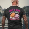 Macaron Love Macaroons T-Shirt mit Rückendruck Geschenke für alte Männer