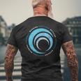Madeira Portugal Beach Retro Vintage Wave Blue T-Shirt mit Rückendruck Geschenke für alte Männer