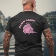 Makin Making Bacon Pig V2 Mens Back Print T-shirt Gifts for Old Men