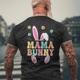 Mama Bunny Matching Family Easter Men's T-shirt Back Print Gifts for Old Men