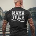 Mama Tried Southern Western Country Outlaw Music Men's T-shirt Back Print Gifts for Old Men