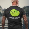Mameshiba Edamame Bean Dog With Cute Grean Pea Men's T-shirt Back Print Gifts for Old Men
