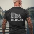 The Man The Myth The Legend Dad Mens Back Print T-shirt Gifts for Old Men