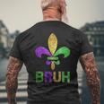 Mardi Gras Bruh Carnival Men's T-shirt Back Print Gifts for Old Men