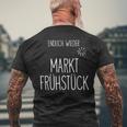 Marktfrühstück For All Mainzer S T-Shirt mit Rückendruck Geschenke für alte Männer