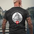 Matterhorn Switzerland Xo4u Original T-Shirt mit Rückendruck Geschenke für alte Männer