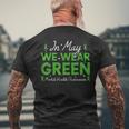 In May We Wear Green Ribbon Mental Health Awareness Month Men's T-shirt Back Print Gifts for Old Men