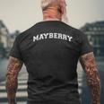 Mayberry Athletic Arch College University Alumni Men's T-shirt Back Print Gifts for Old Men